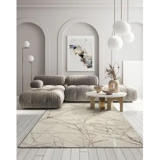 MERINOS Creation 50055 Kurzflorteppich 120 x 170 cm creme