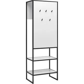 Garderobe Hilla Schwarz/Weiß