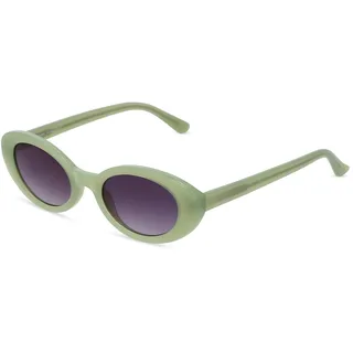 Fielmann MI 044 SUN FA Damen-Sonnenbrille Vollrand Oval Acetat-Gestell, grün