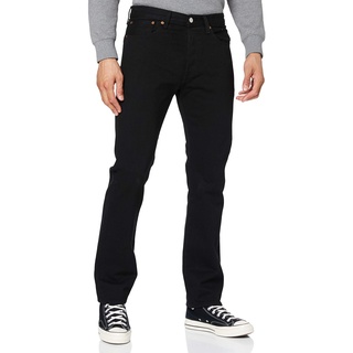 Levi's Herren 501 Original Fit Jeans, Stonewashed Black, 36W / 36L
