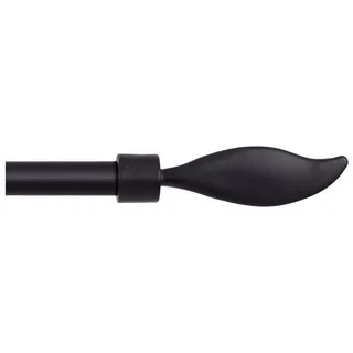 Bestlivings Gardinenstangen-Endstück aus robustem und hochwertigem Kunststoff, Gardinenstangen, (Set, 2-St), für Innenstange Ø 13 mm und für Außenstange Ø 16 mm schwarz