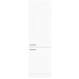 Optifit Salo214 Küchen-Hochschrank 2 Fächer  (B x T x H: 60 x 57,1 x 206,8 cm, Weiß)