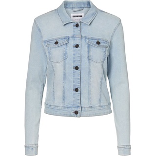 Noisy May Jeansjacke - NMDebra Denim Jacket - XS bis XL - für Damen - Größe L - blau - L