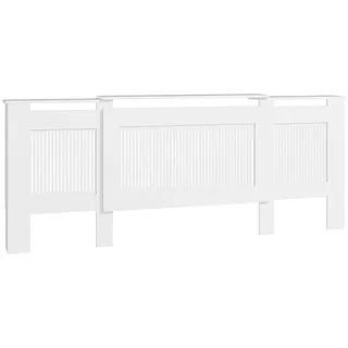 Homcom Heizkörperverkleidung ausziehbar 125-201 x 19 x 81,5 cm