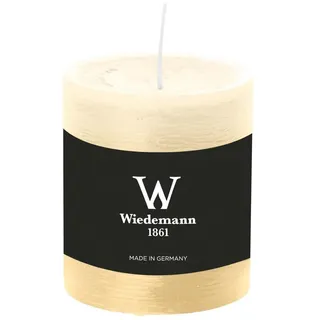 8 Stück durchgefärbte Stumpenkerzen (H x Ø) 80 x 68 mm, Farbe Bisquit, mit ASF zum Abbrandschutz, Wiedemann Marble Kerzen, Advent, Adventskranz, Weihnachten, Dekoration, Event