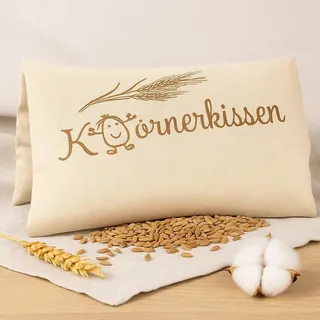 Betz Wärmekissen & Kältekissen 20x50 cm – Körnerkissen, mikrowellengeeignet mit natürlicher Getreidefüllung – Öko-Tex Bezug, abnehmbar & 60 °C waschbar – für Nacken, Rücken & Schulter