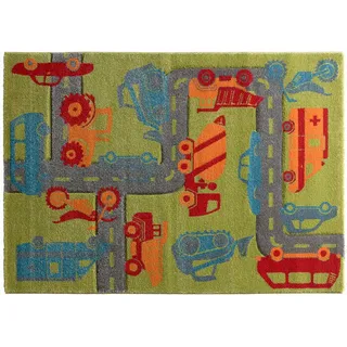 Sigikid Kinderteppich Traffic SK-21967-040 grün 133x200