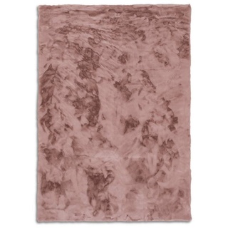 Fellteppich TENDER Moderner Kunstfellteppich, SCHÖNER WOHNEN-Kollektion, Rechteckig, Höhe: 26 mm, 80 x 150 cm in Altrosa rosa