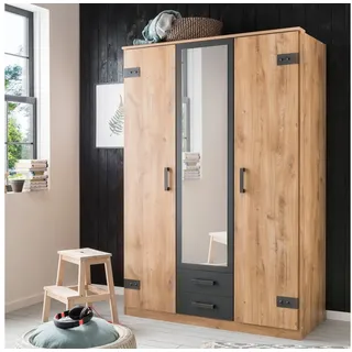 WIMEX Drehtürenschrank Cork 135 x 199 x 58 cm Braun