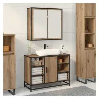 vidaXL Wandregal 65 x 20 x 60 cm Braun