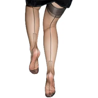 WUFANGBU Strümpfe Nylon Nicht Elastische Oberschenkel Hohe Strümpfe Ultra Dünne Transparente Party