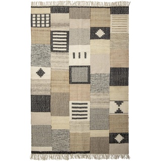 Bloomingville, Teppich, Cansel Rug, Nature, Wool (245 x 150 cm)