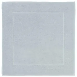 Aquanova Badematte London, Hellblau, Textil, Uni, rechteckig, 60x60 cm, für Fußbodenheizung geeignet, rutschfest, Badtextilien, Badematten
