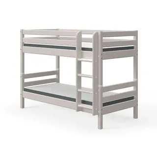 Flexa Etagenbett Classic 90 x 200 cm Holz Grau