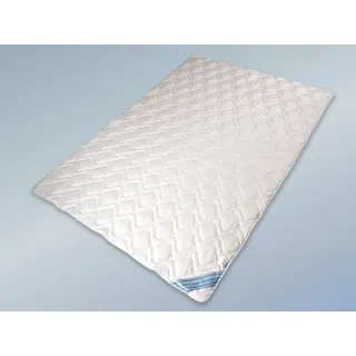 betten-traum-land Wildseide Sommer Bettdecke Steppdecke Silk-Wash Füllung 60% Seide 40% Baumwolle GOA Bezug 100% Baumwolle (155x220 cm)