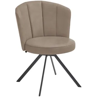 Venjakob Stuhl, Anthrazit, Fango, Metall, Textil, eckig, Flachrohr, 62x83x64 cm, Goldenes M, Made in Germany, Dgm, Lederauswahl, Stoffauswahl, Typenauswahl, Sitzfläche 360° drehbar, Esszimmer, Stühle, Esszimmerstühle, Vierfußstühle