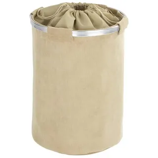 Wenko Wäschesammler Cordoba Beige - Wäschekorb Fassungsvermögen: 68 l, Polyester, 40 x 54 x 40 cm, Beige