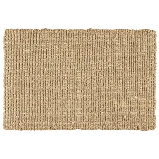 IB Laursen Türmatte aus Jute mit Gummi auf der Rückseite, 90 x 60 cm, natur