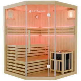 Artsauna Espoo150 Premium inkl. 6 kW Ofen + int. Steuerung
