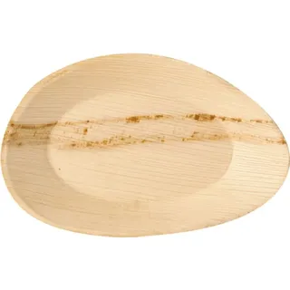 Papstar Teller Palmblatt oval 26 cm x 17 cm 25 St.