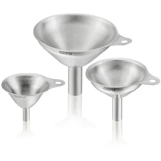 GEFU Versare Mini-Trichter-Set 3-teilig Ø 7 cm, 5 cm, 4 cm Edelstahl