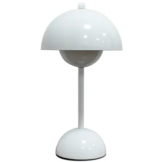 Nachttischlampe, weiße Kugel unter der Kuppel, LED 3W, Farbwechsel, kabellos, To