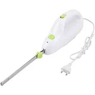 Elektrisches Brotmesser, Elektrisches Gefrorenes Fleischmesser mit Kraftvollem 110Watt Motor, Tragbare Edelstahlklinge Elektrischer Fleischmesseranzug Zum Schneiden Von Fleisch Brot Käse