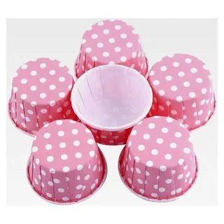 100 Stück Mini Papier Kuchen Cupcake Wrapper Halter für Muffin Tassen Liner Backen Farbe für Halloween Hochzeit Geburtstag Party Dekoration Alle...