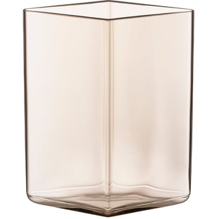 Iittala - Ruutu Glas-Vase, 115 x 140 mm, leinen