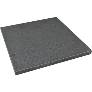 Lava Grill Basic 30 x 30 cm Grillpfanne aus Lavastein, Ethno, für Backofen und Barke, Fleisch, Fisch, Gemüse und Pizza
