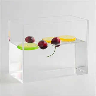 Wassertank aus transparentem Acryl for Flachwasseraufnahmen, transparente Box for Fotografieren, Aufbewahren von Gegenständen, Aufbewahrungsbox for Displays(40x20x40CM/15.7x7.9x15.7in)