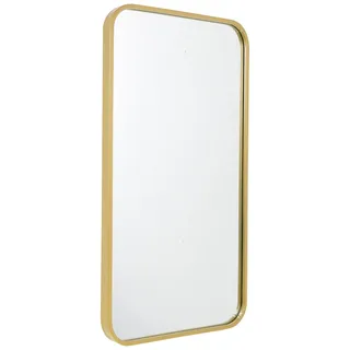 Fragix Boston Wandspiegel rechteckig - Gold - Metall - 75x40cm - Industrial