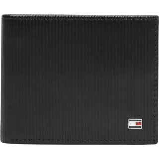 Tommy Hilfiger Herren TH Flag MINI CC Wallet AM0AM13958 Bifold Wallet, Schwarz, Einheitsgröße - Einheitsgröße