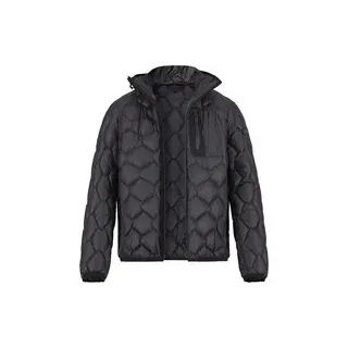 PEUTEREY Herren Jacke schwarz Mikrofaser unifarben, schwarz, Herbst/Winter 2025/2026