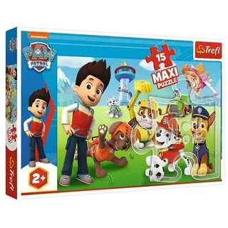 Paw Patrol Kinderpuzzle Puzzle 15 Maxi Teile Für Kinder