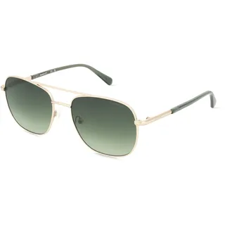 Gant GA7232 Herren-Sonnenbrille Vollrand Pilot Metall-Gestell, gold