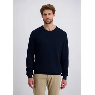 Pierre Cardin Rundhalspullover mit Rundhalsausschnitt blau L (52)