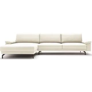 Creation BY ROLF BENZ Ecksofa CR.450 elegantes Designsofa mit hohem Sitzkomfort weiß 294 cm x 95 cm x 178 cm