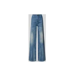 Jeans in verkürzter Passform Modell 'WALLSTADT', Blau, 29