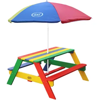 Kinder-Gartenset, Mehrfarbig, Holz, 4-teilig, Hemlocktanne, 97.7x48.7x95 cm, CE, FSC 100%, wetterbeständig, Gartenmöbel, Kinder-Gartenmöbel