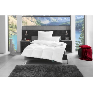 Federkopfkissen »f.a.n. Canada«, f.a.n. Schlafkomfort, Seitenschläfer weiß 80 cm x 80 cm