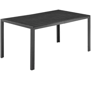 ALEOS. Milos Gartentisch 150 x 90 x 74 cm Grau