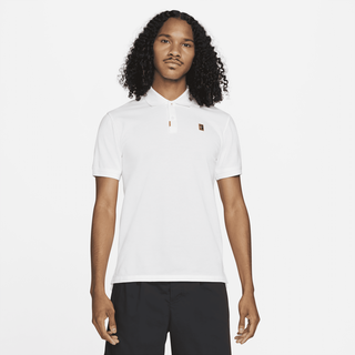 Das Nike Polo Herren-Poloshirt in schmaler Passform - Weiß, L