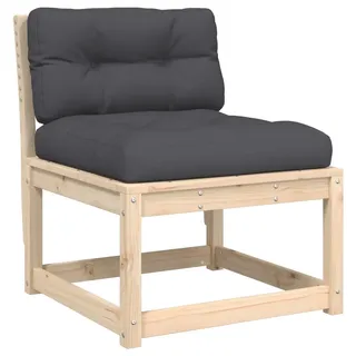 vidaXL Gartensofa Loungesofa braun