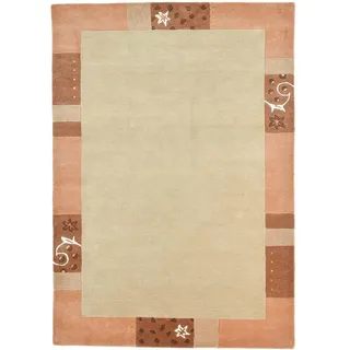 THEKO Royal Ganges Handtuftteppich 240 x 300 cm Honig