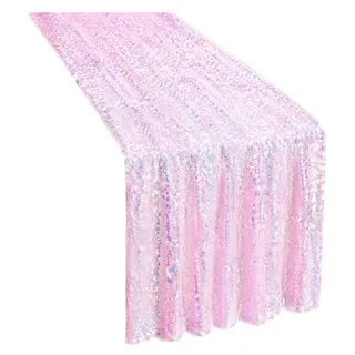 Tischläufer Rosa Pink Meerjungfrau Geburtstag Deko 30x275cm Polyester