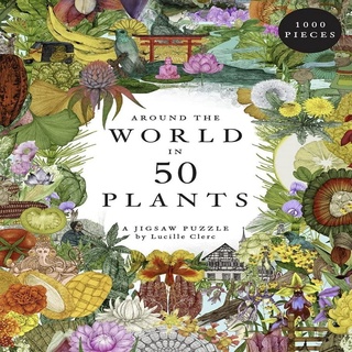 Laurence King Around The World in 50 Plants: A 1000-piece Jigsaw Puzzle