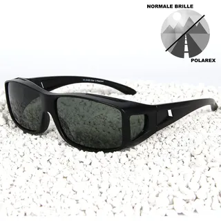 Polarex Überbrille 002 Sonnenbrille Polarisiert getönt - schwarz