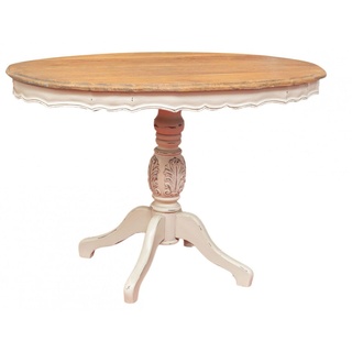 Runder Tisch aus massiver Eiche 120 x 78 cm, Holzmassiv tish