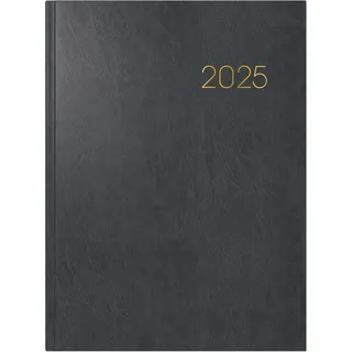 Brunnen Buchkalender Mod. 797 '25 | 168×240 mm, Kunststoff, schwarz